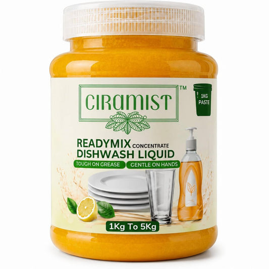 CIRAMIST Readymix Dish Wash Concentrate | Grease Cutting Dishwashing Liquid Dishwashing Detergent